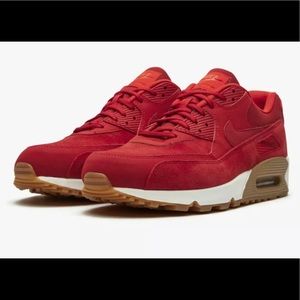 Red Suede Women’s Air Max 90’s